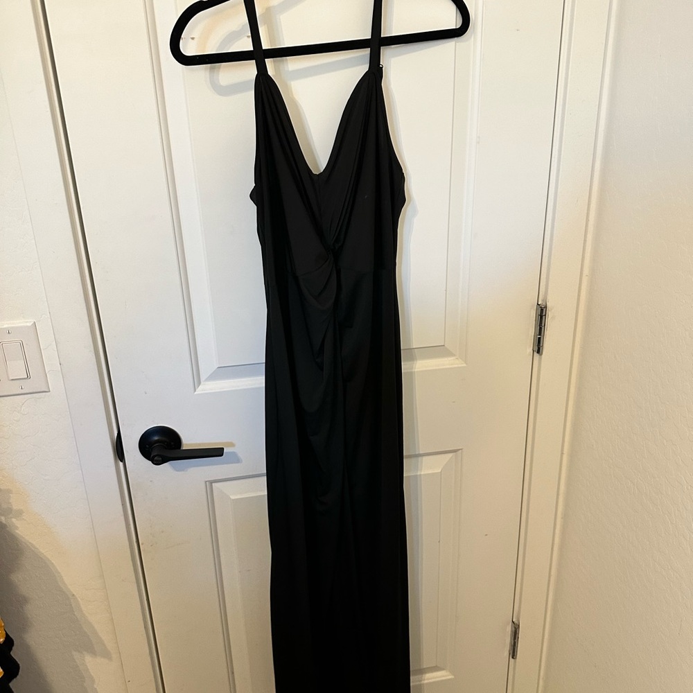 Torrid Black Spaghetti Strap Maxi Dress